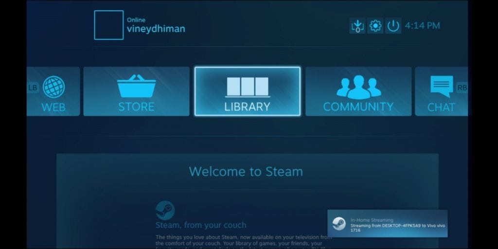 Steam link