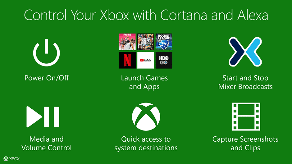 Control your xbox with cortana and alexa hero