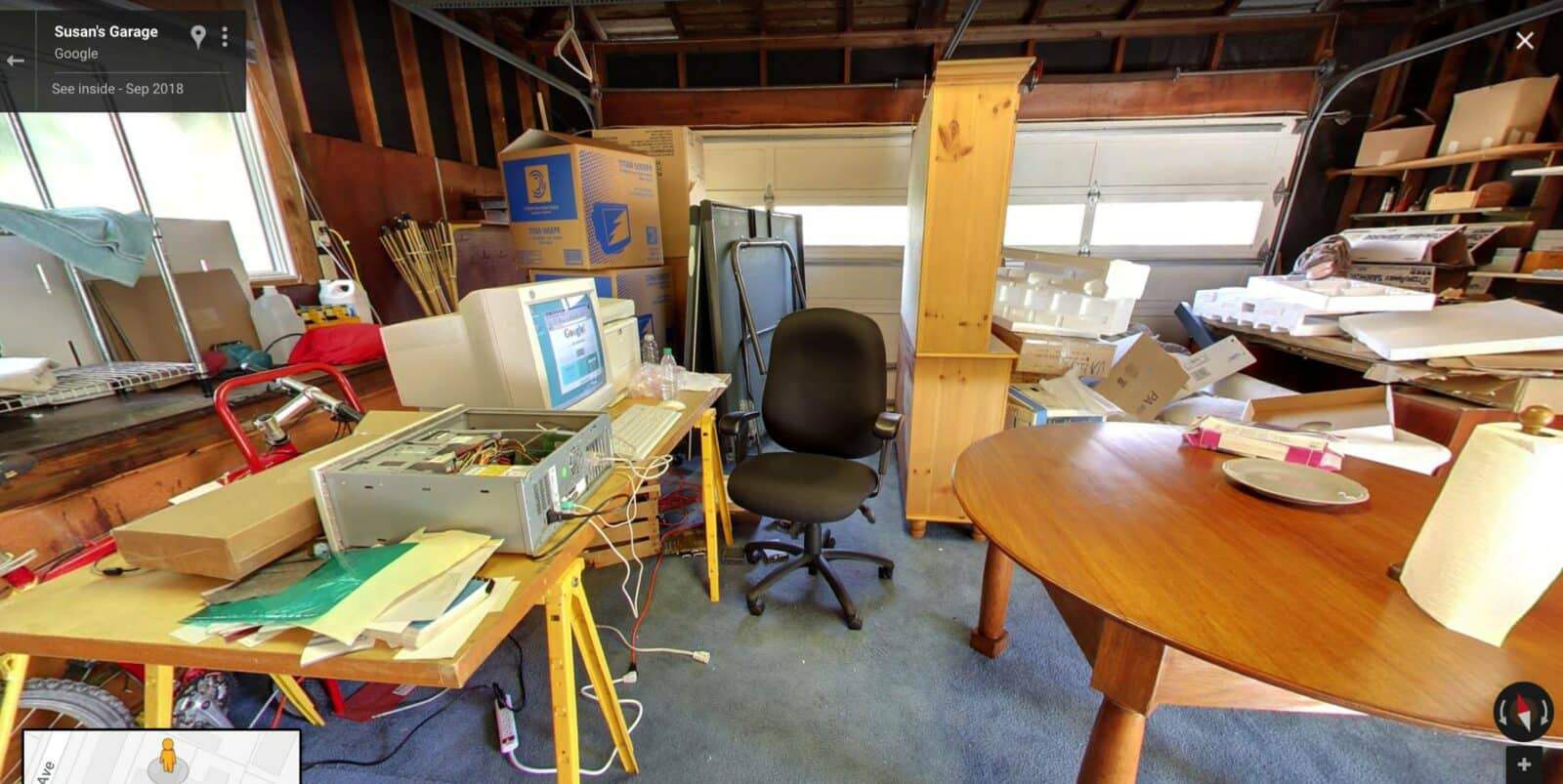 The garage where Google was founded is now explorable on Street View