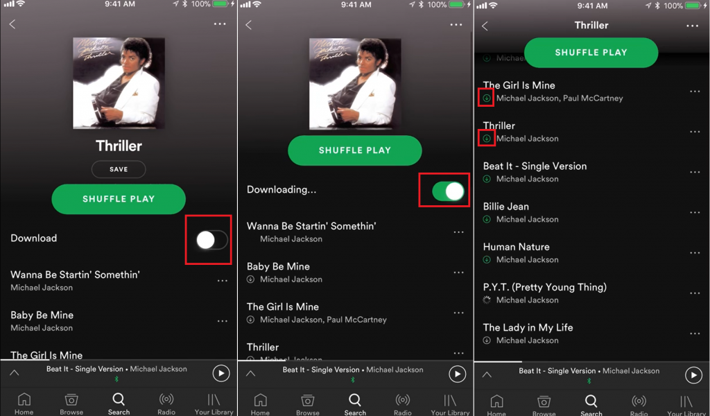 how to download songs on spotify premium