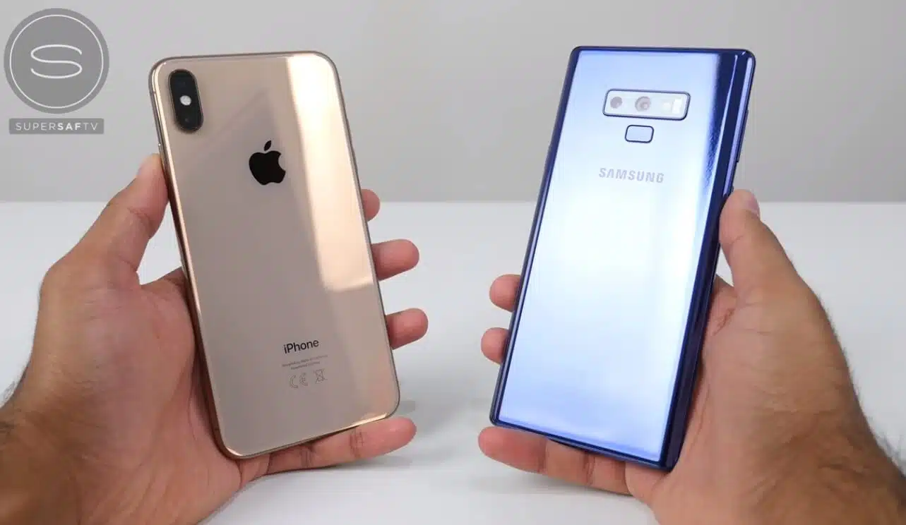 iphone vs note 9 speed test