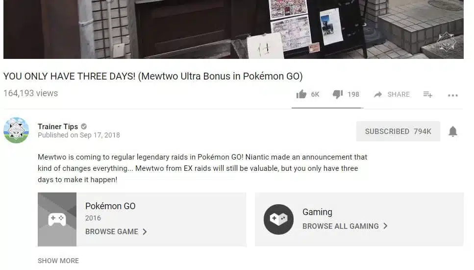 youtube gaming