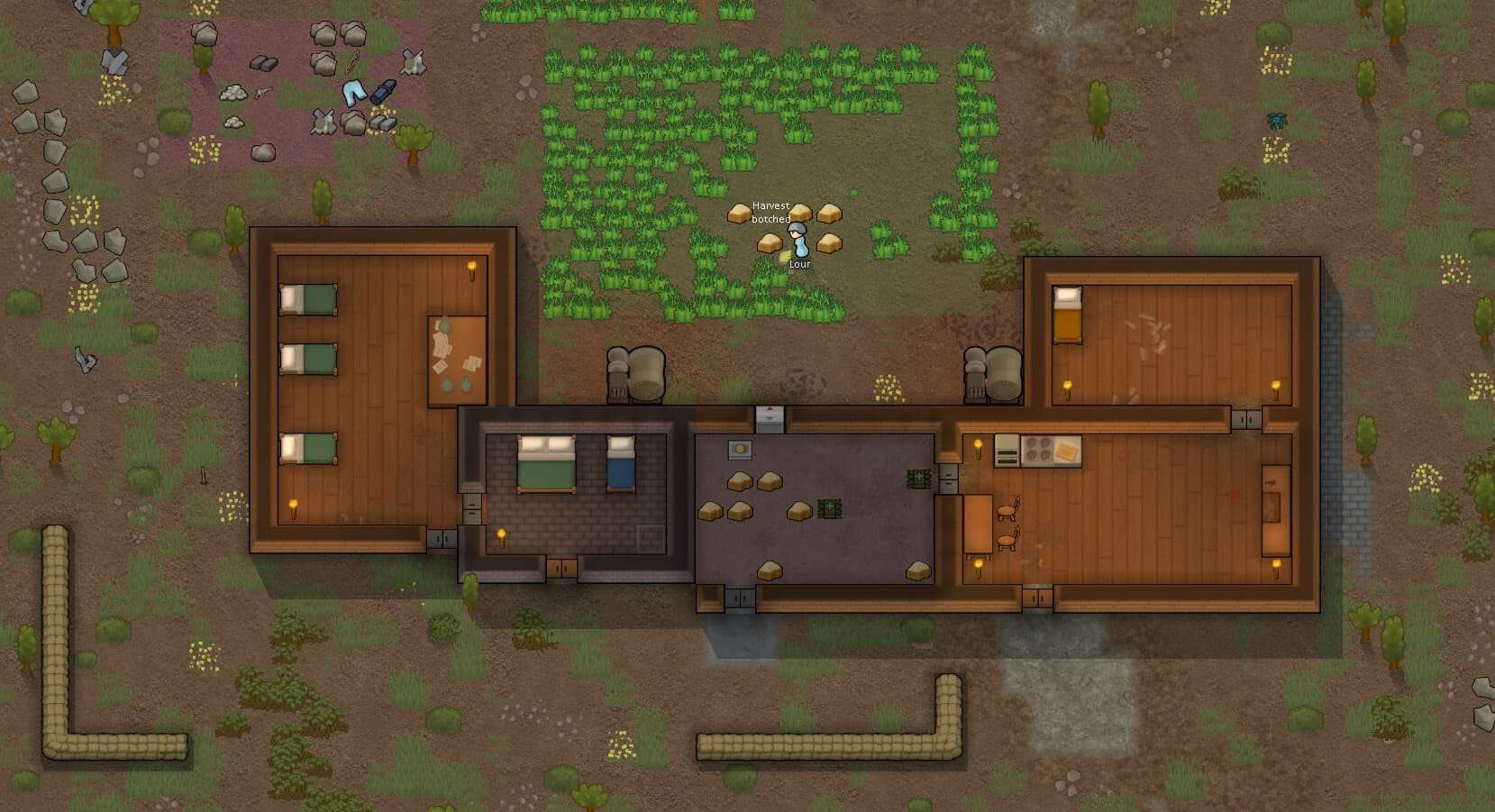 rimworld best bed material