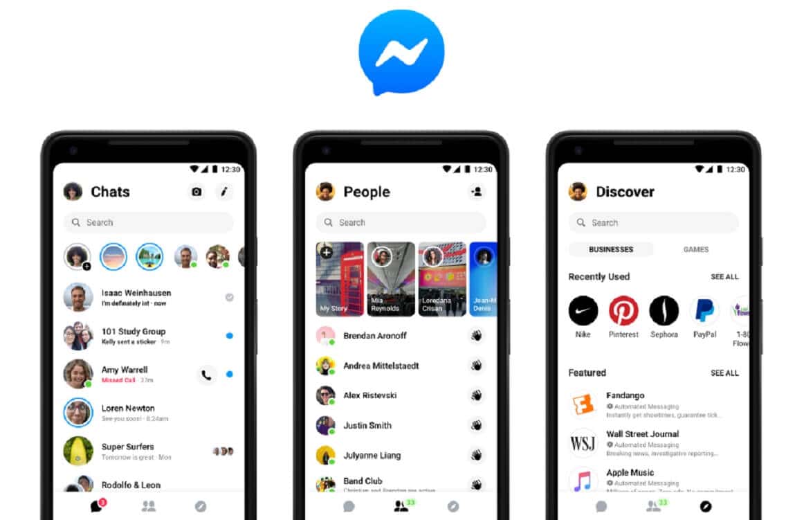 Facebook messenger refresh