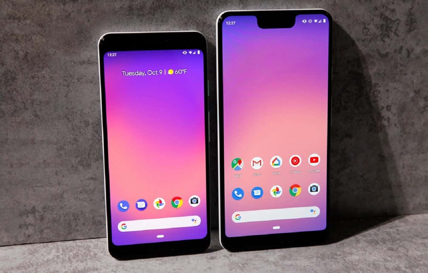 Google pixel 3 xl hide notch