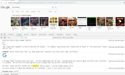 Google text adventure game easter egg