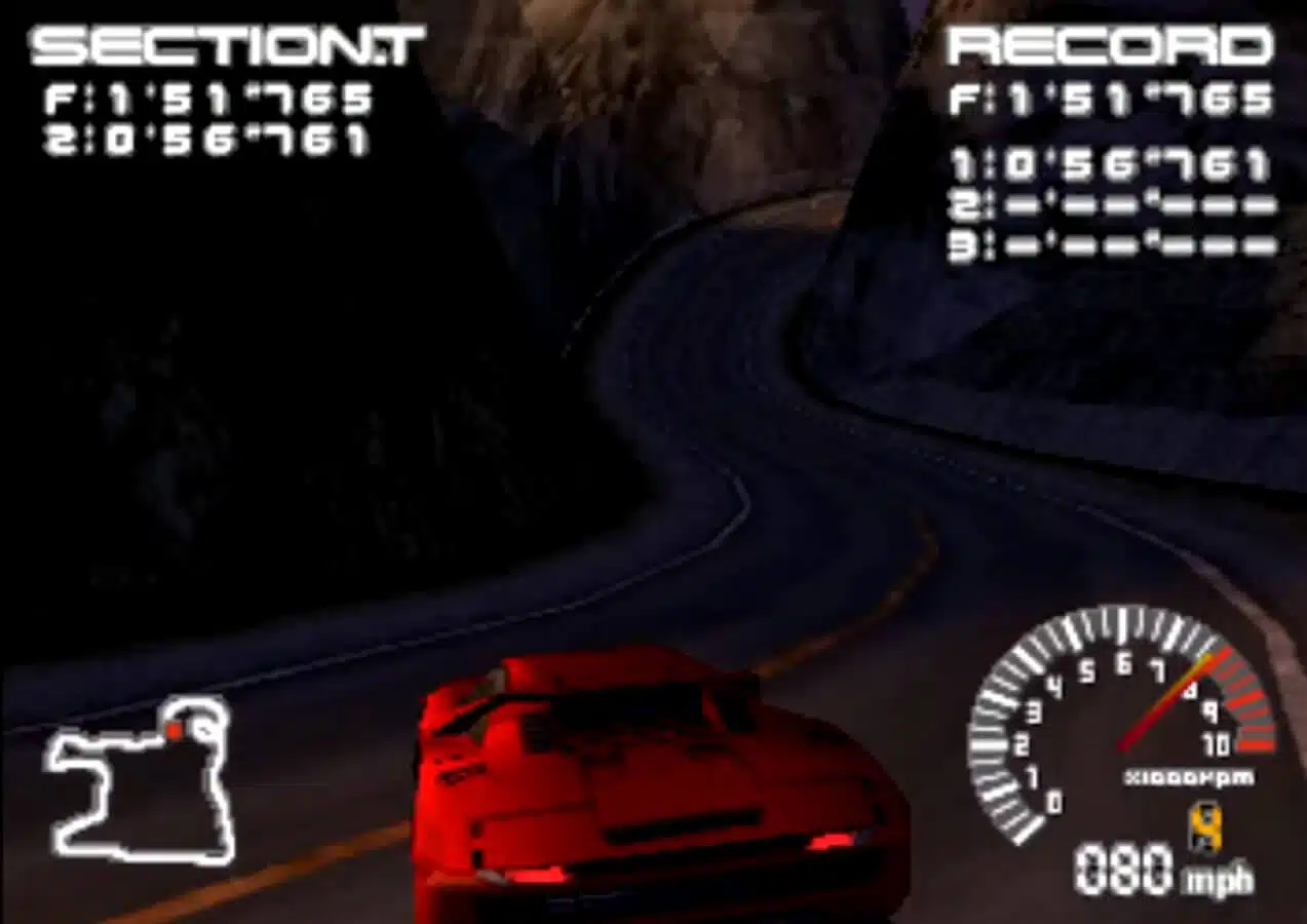 ridge racer playstation classic