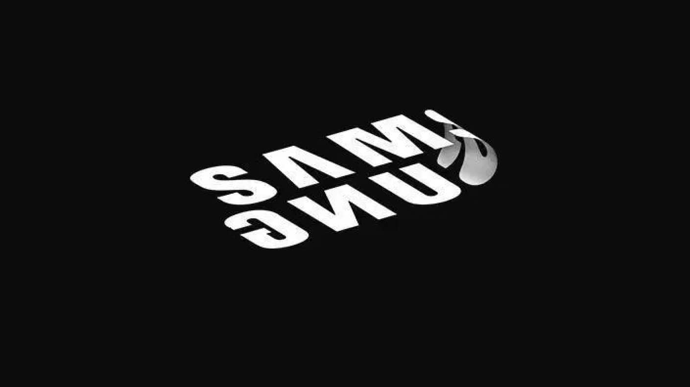 Samsung folding logo