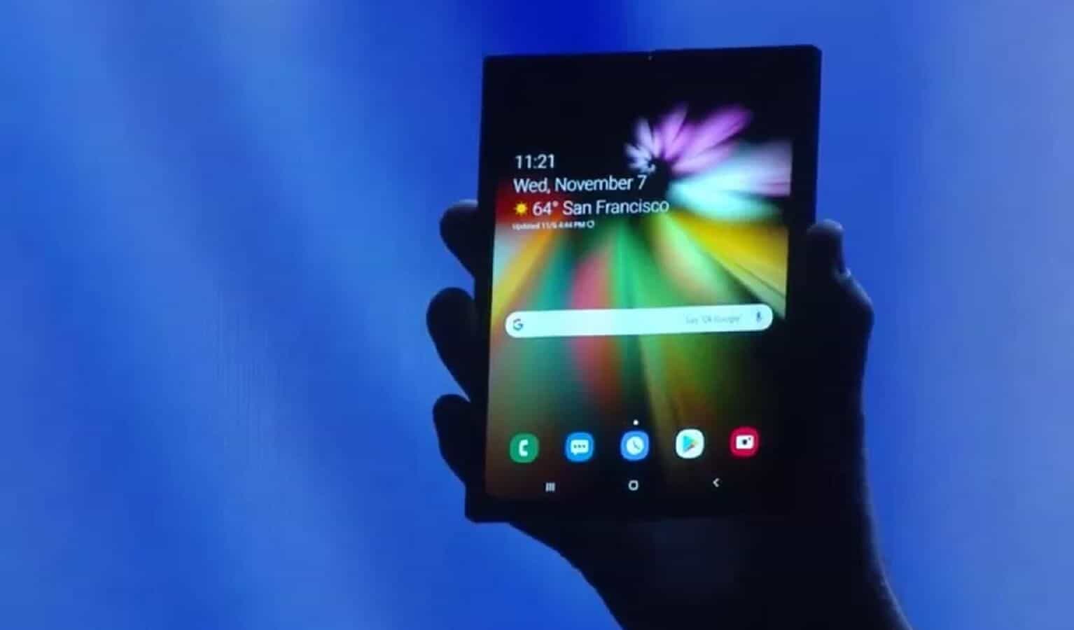 Samsung folding phone release date