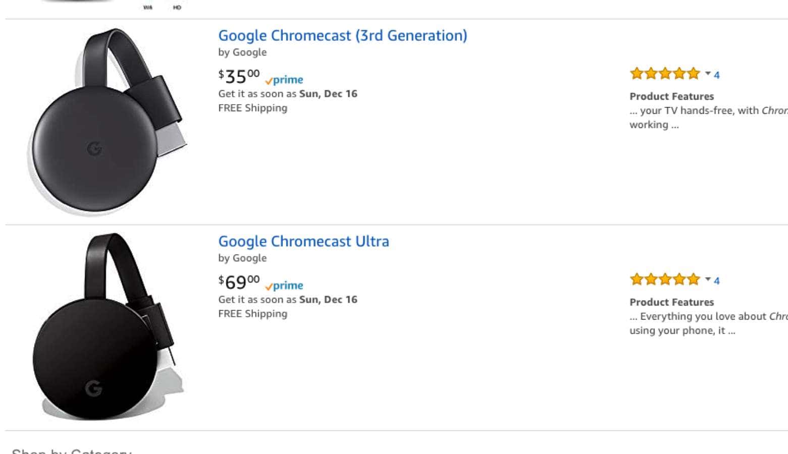 Google chromecast on sale again at amazon prices