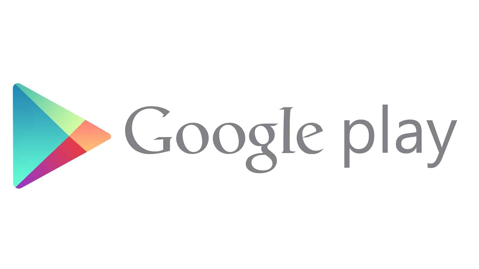 google play store logo on white background
