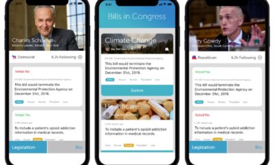 Politiscope app screenshots