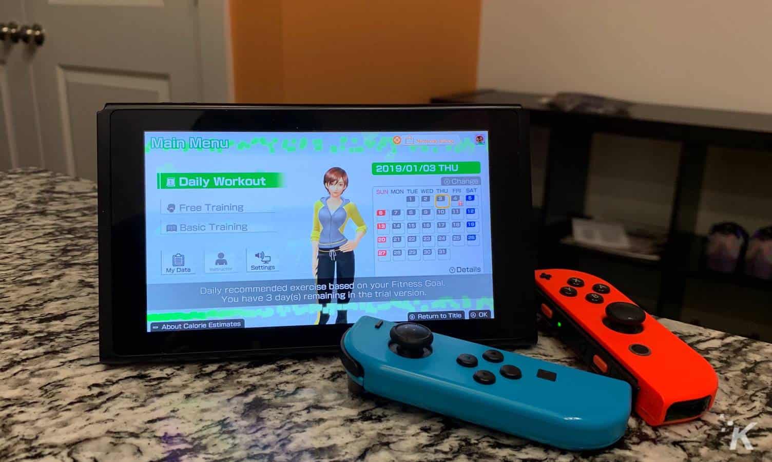 new nintendo switch exercise game