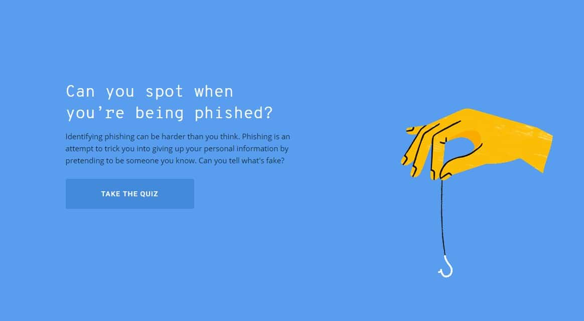 google phishing quiz for cybersecurity