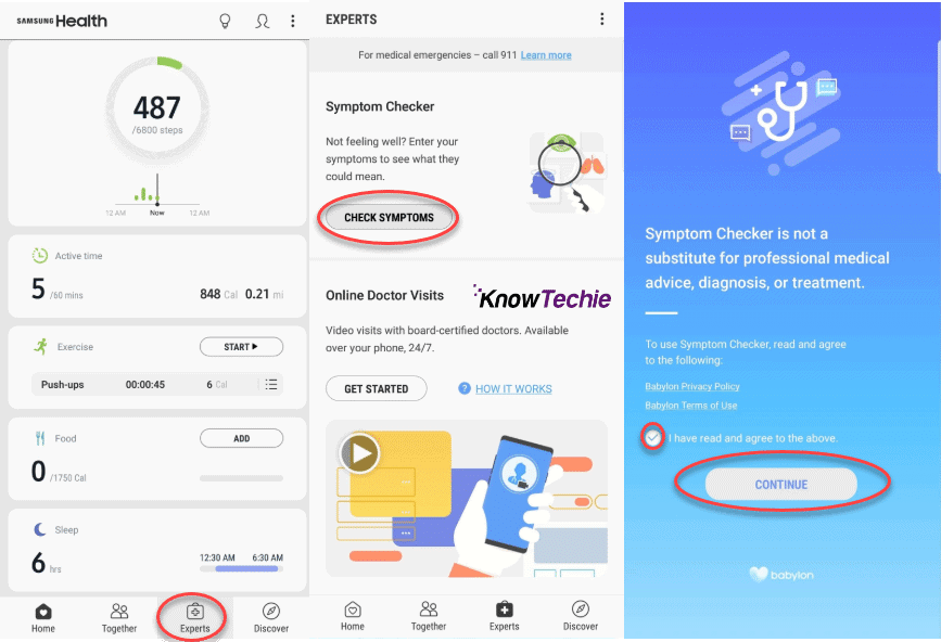 samsung health app