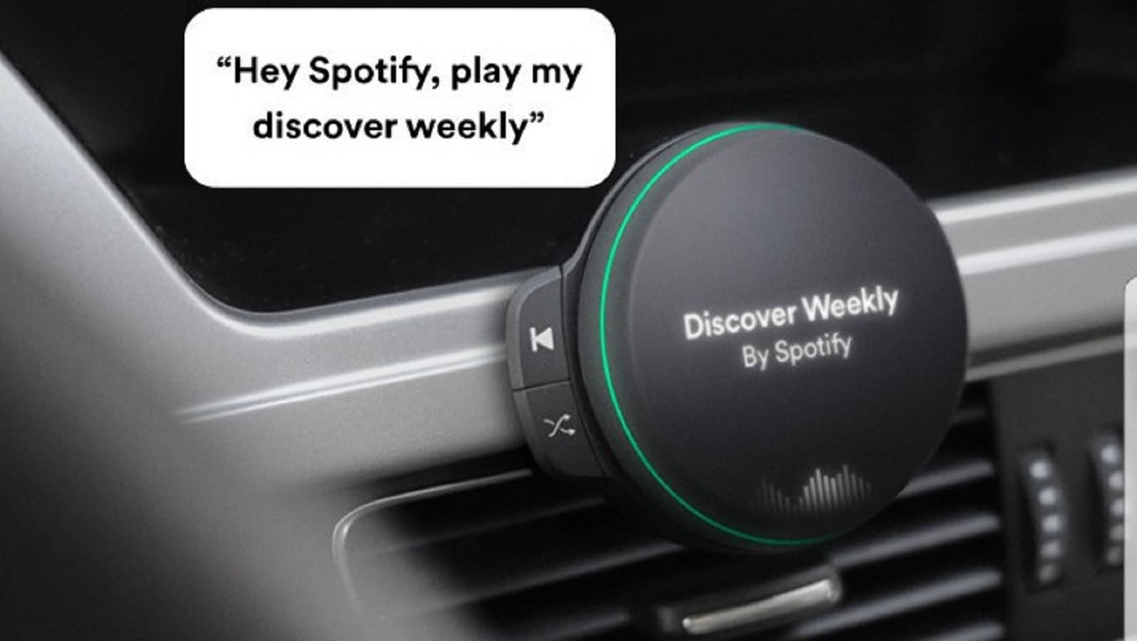 Spotify in-car music player