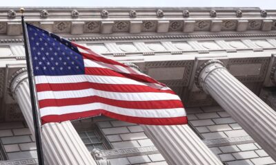 washington dc building with american flag in front gofundme for federal workers
