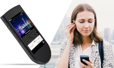 Alfred travel companion being used by person