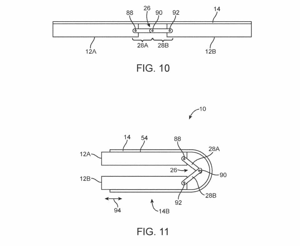 apple patent folding iphone