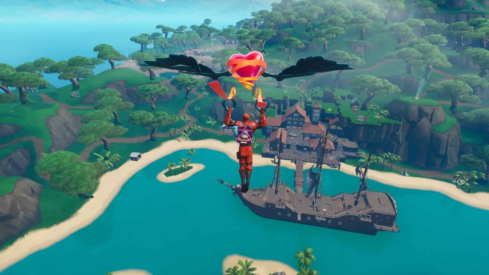 fortnite season 8 showing off lazy lagoon