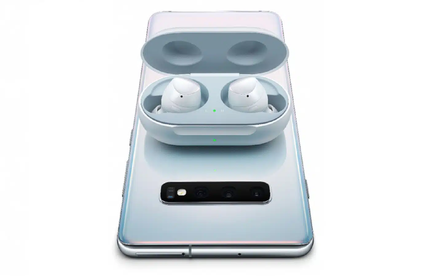 samsung galaxy buds charging on galaxy s10