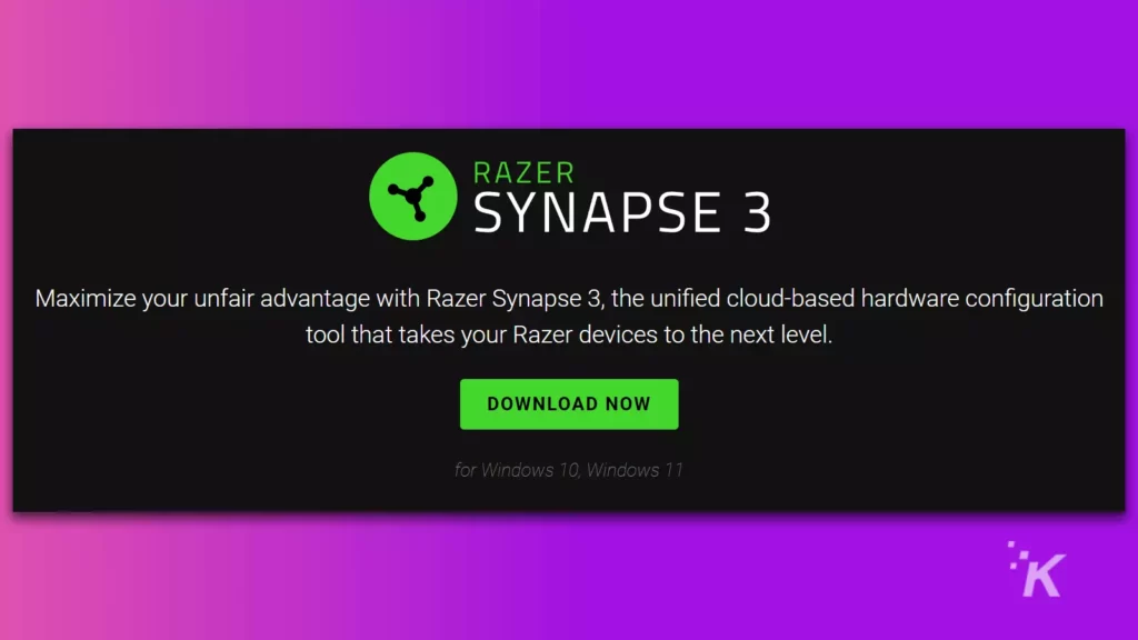 razer synapse software