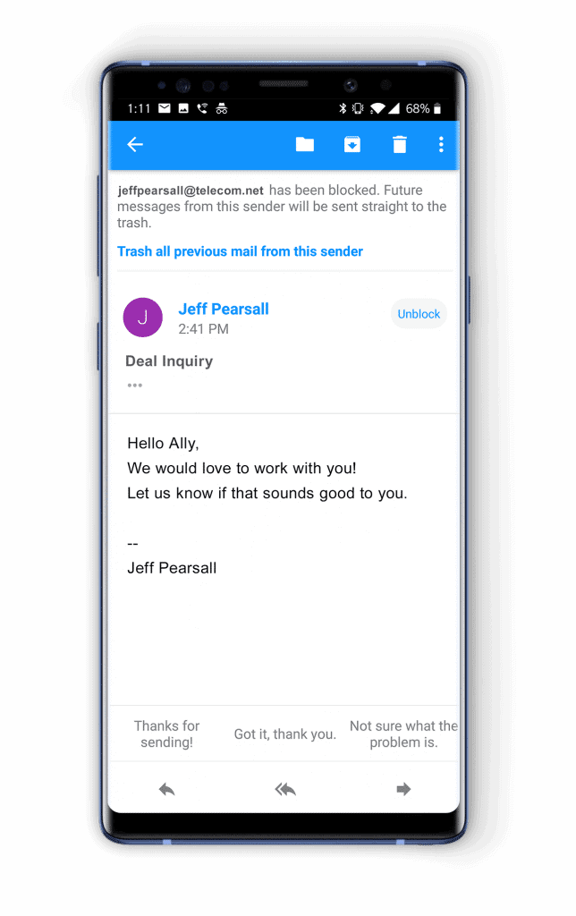 Edison Mail releases Block Sender to help users combat unwanted mail