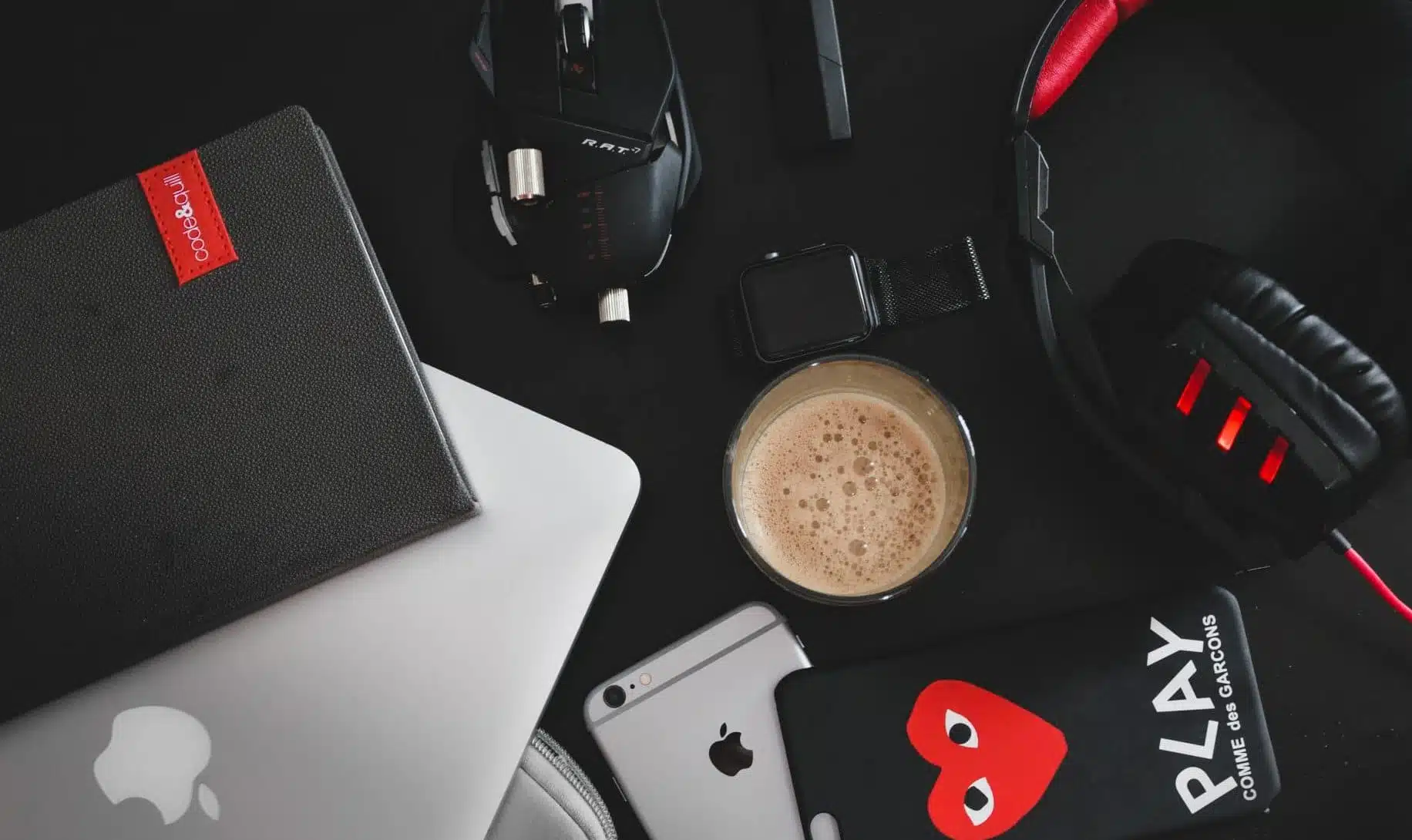 tech subscription boxes on table