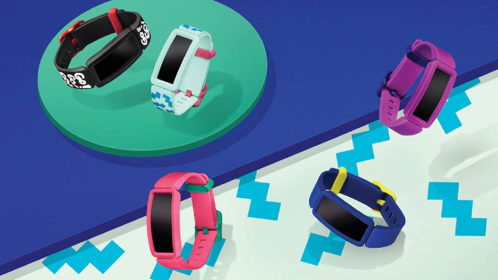 fitbit ace 2 being shown in new colors