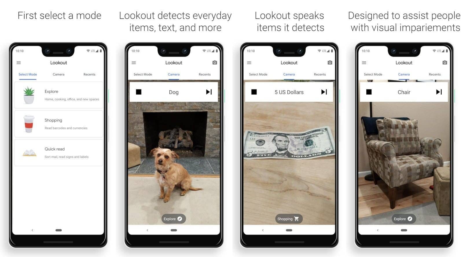 Google lookout uses ar to identify all sorts of things