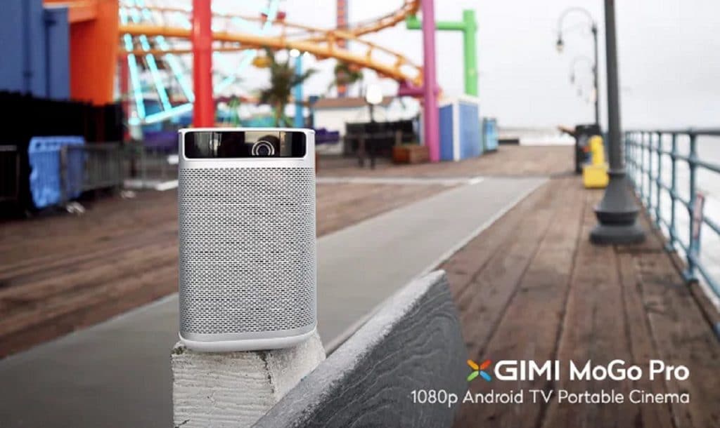 Mogo pro projector for android on bench
