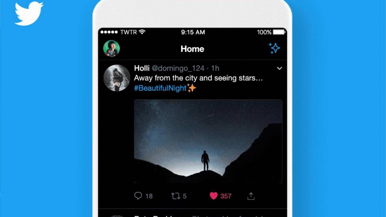 twitter lights out mode