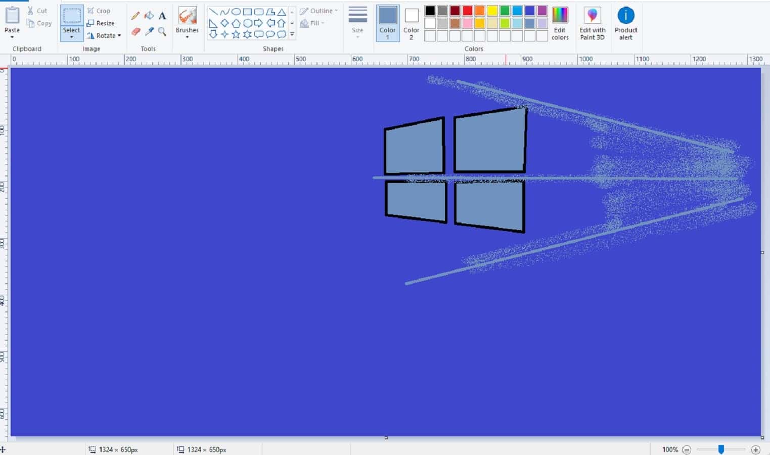 open paint in windows 10