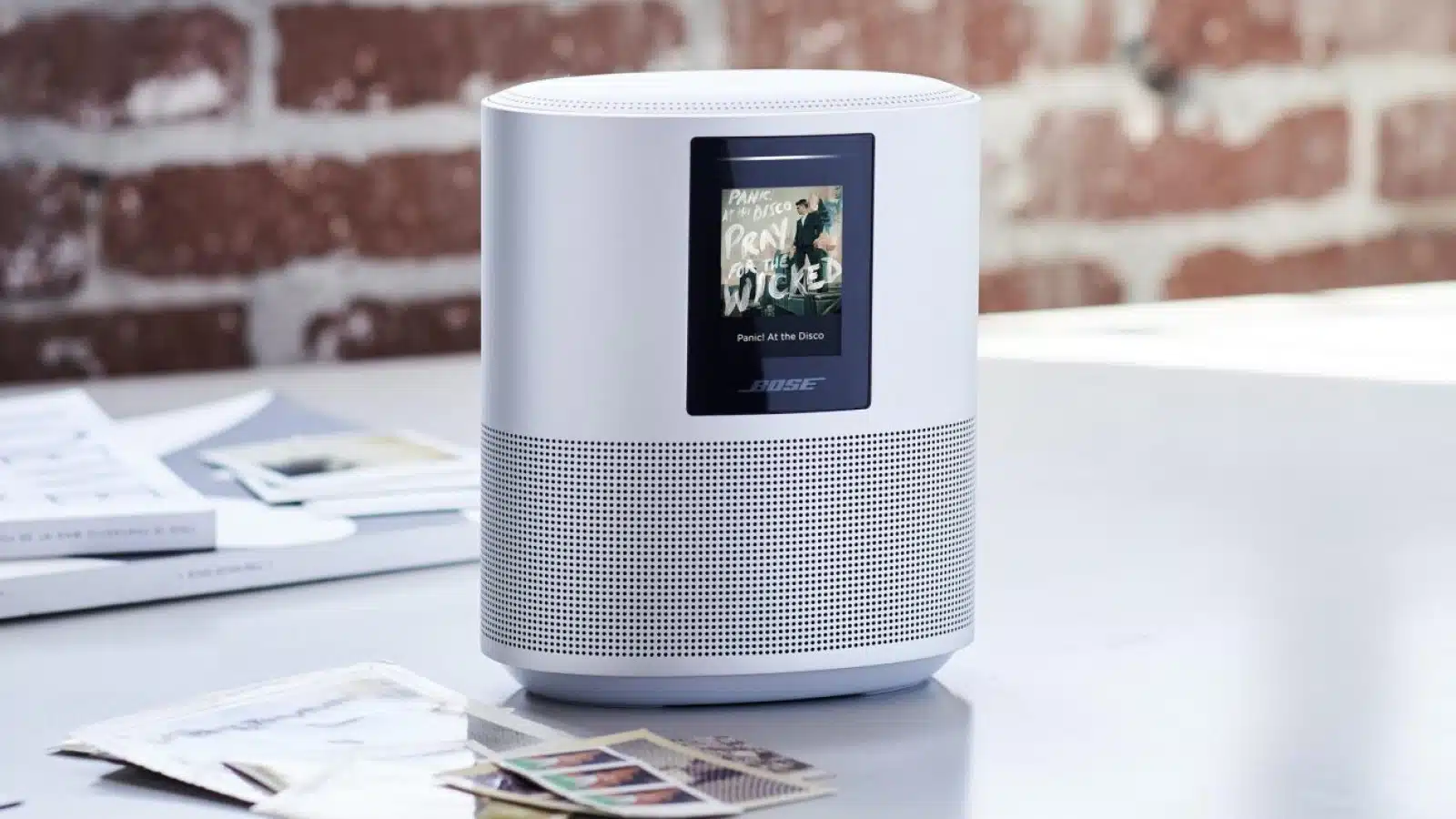 bose smart speaker on table