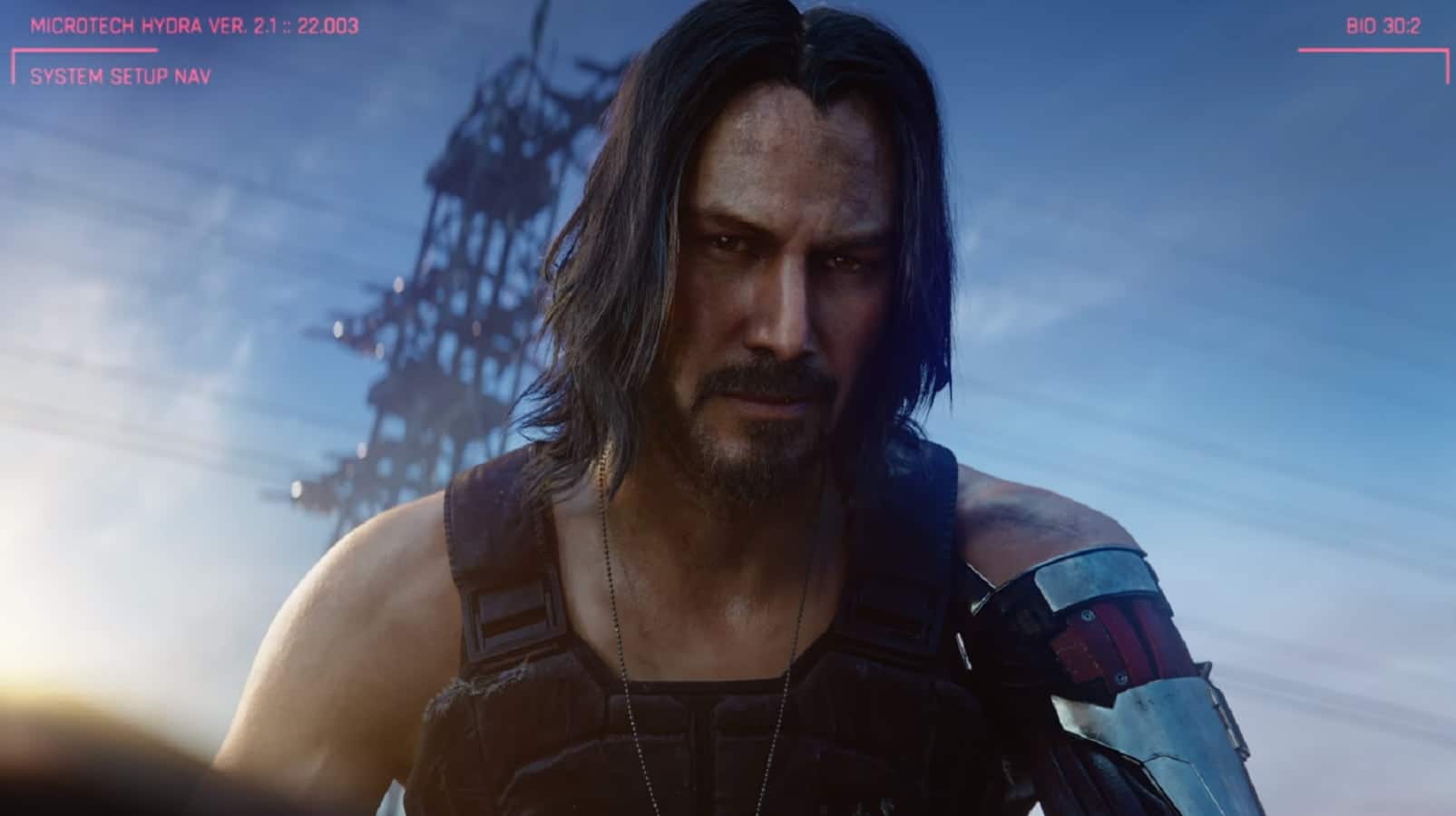 Cyberpunk 2077 with keanu reeves