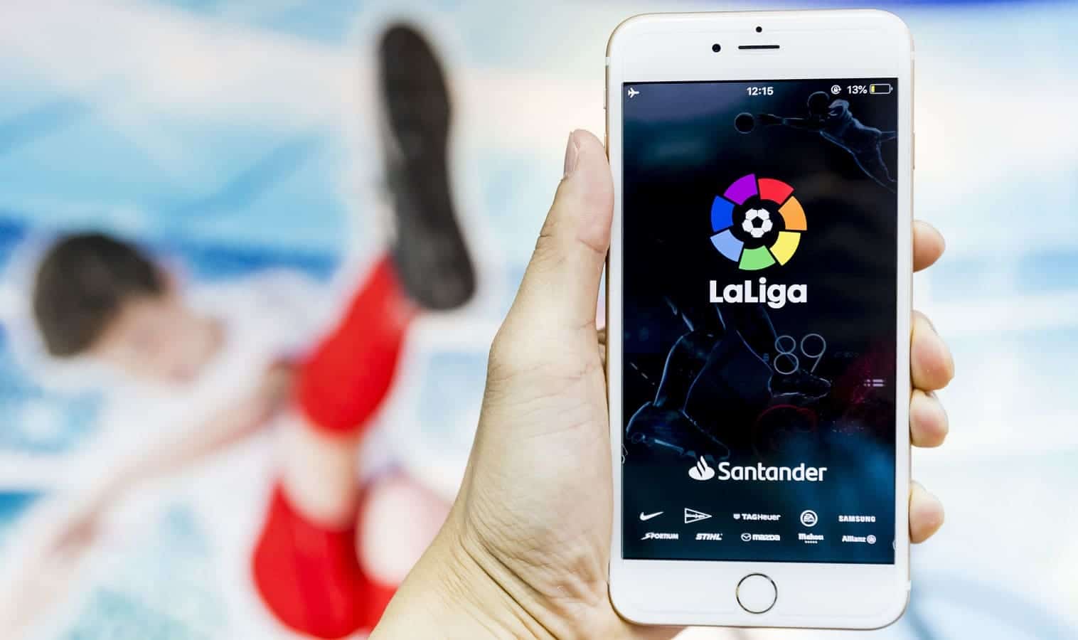 la liga soccer app on phone