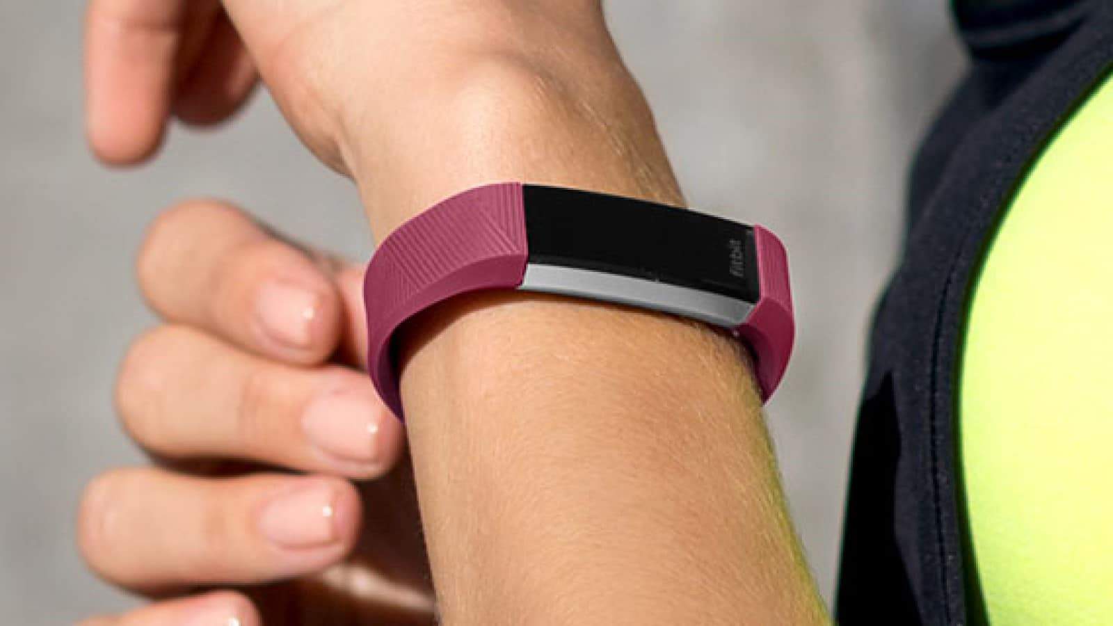 fitbit alta hr being worn