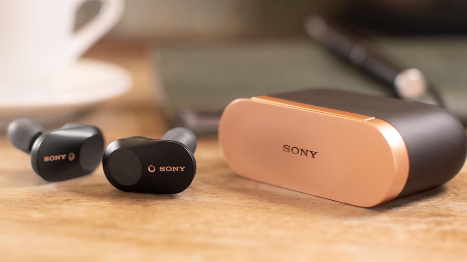 Sony true wireless noise-canceling earbuds