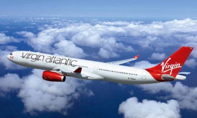 virgin atlantic flight grounded due to battery bank fire