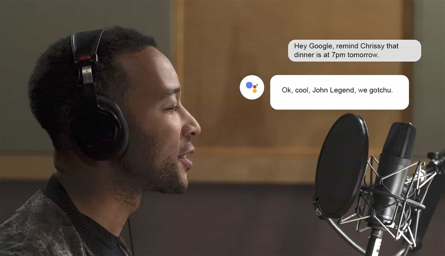 google assistant feature for reminders with john legend