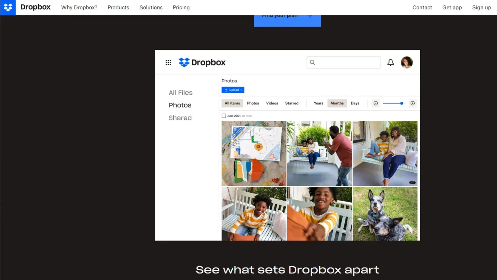 DropBox website