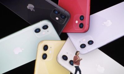 apple iphone 11 in various colors