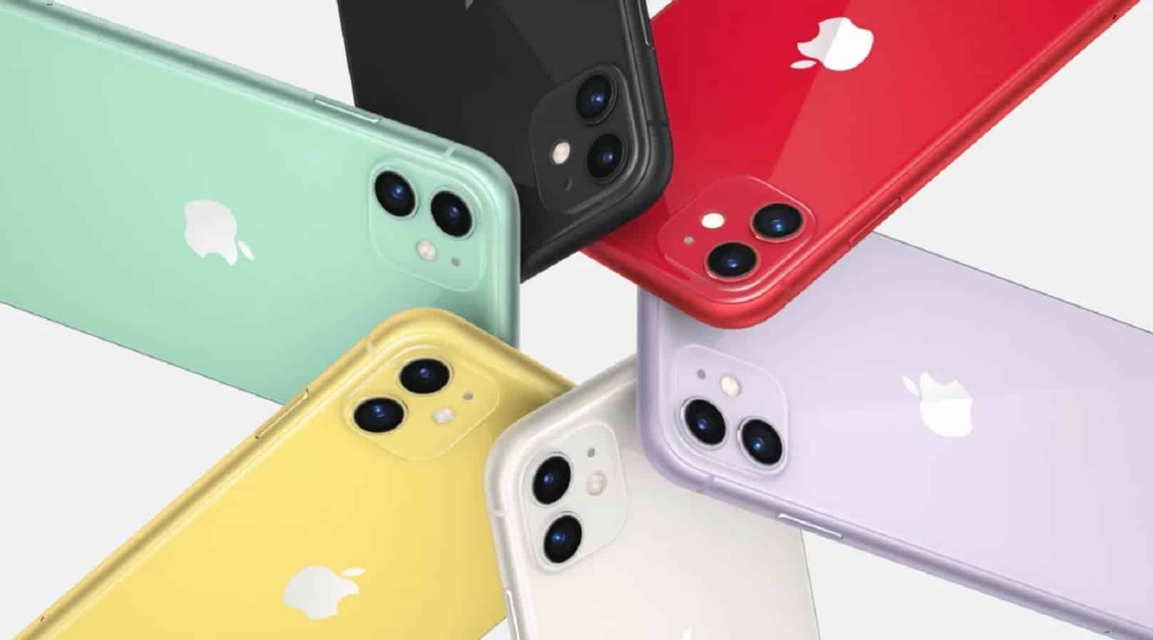 Apple iphone 11 is various colors