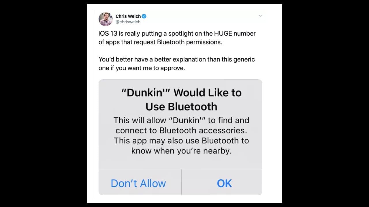 Ios 13 bluetooth permissions