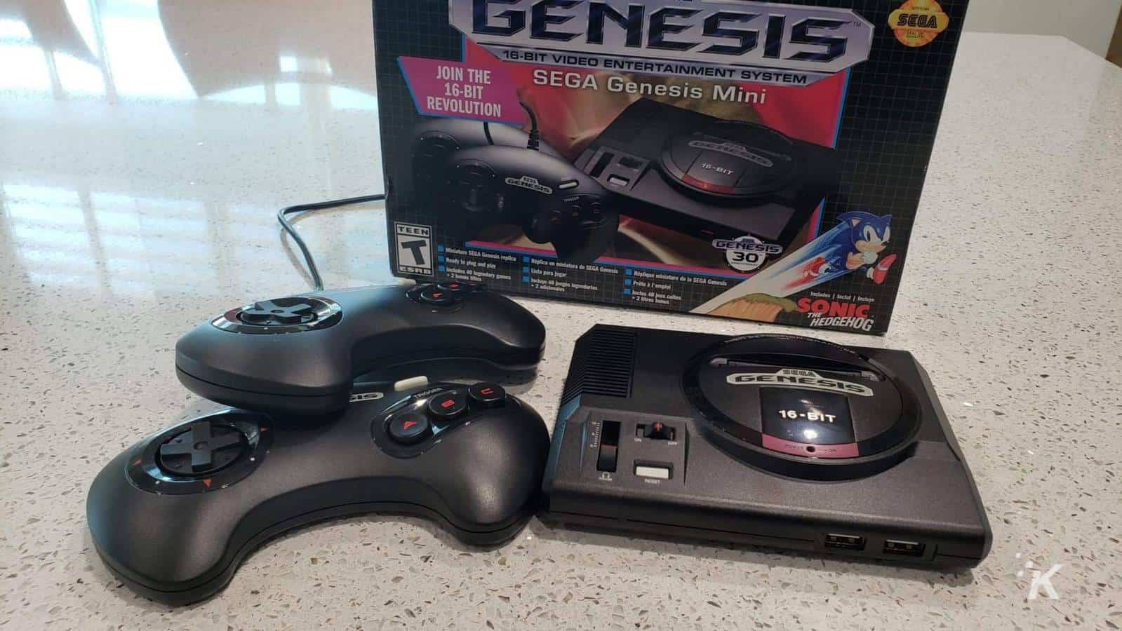 Sega Genesis 16-Bit Arcade Power Stick Video Game Controller Games Sonic  NBA Jam