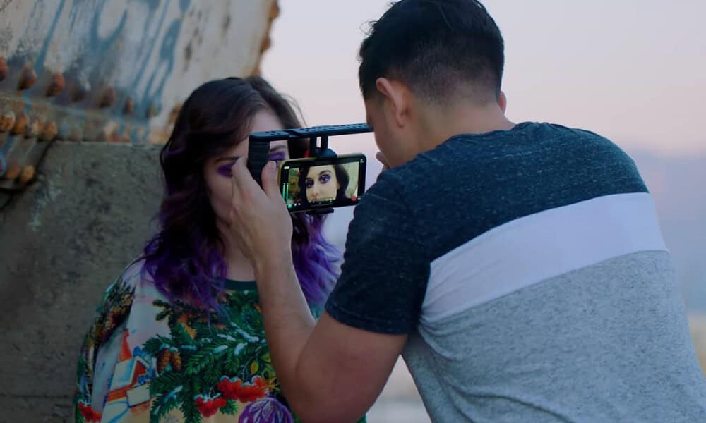 music video being shot on iphone 11