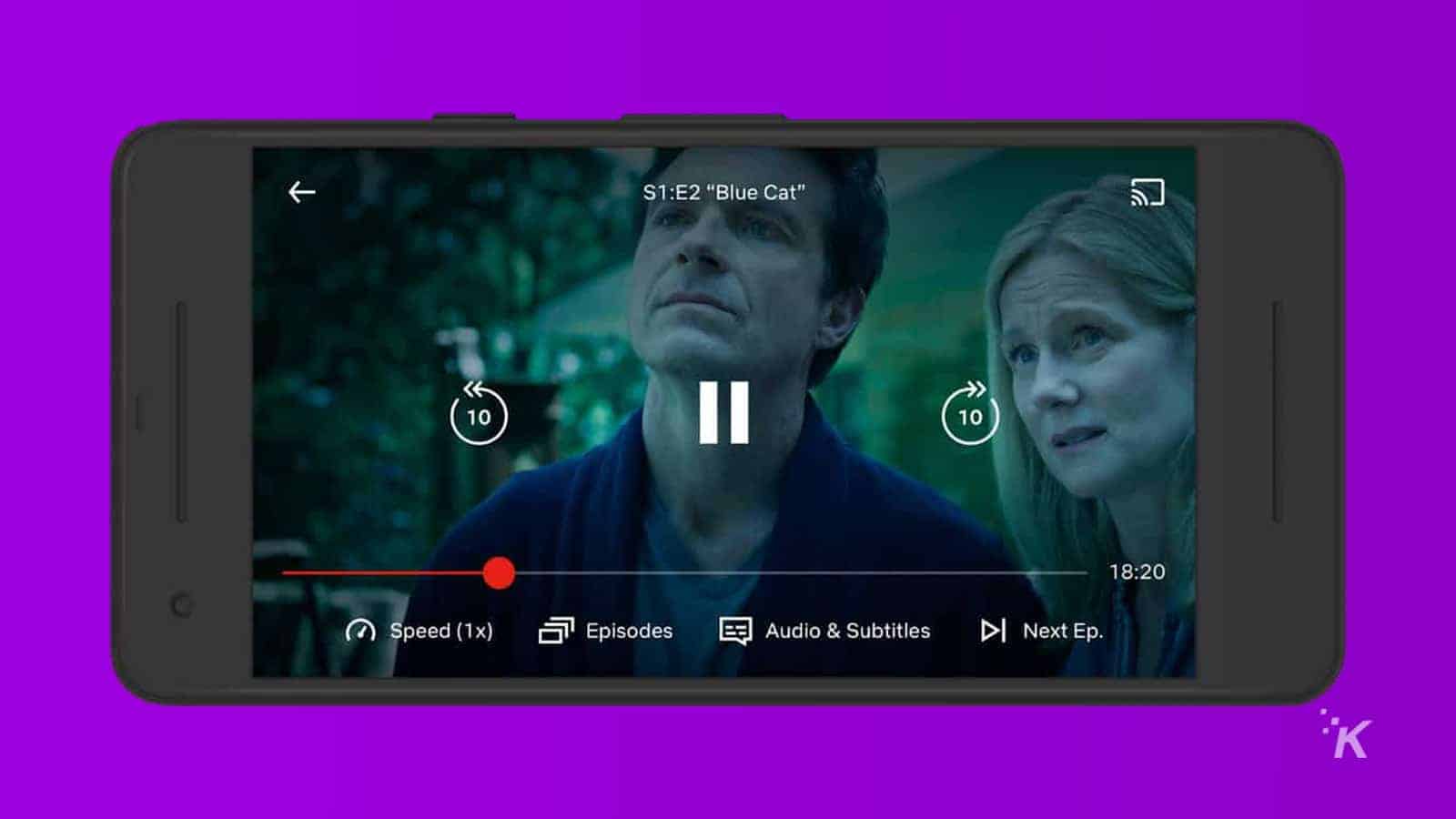 Netflix testing playback speed