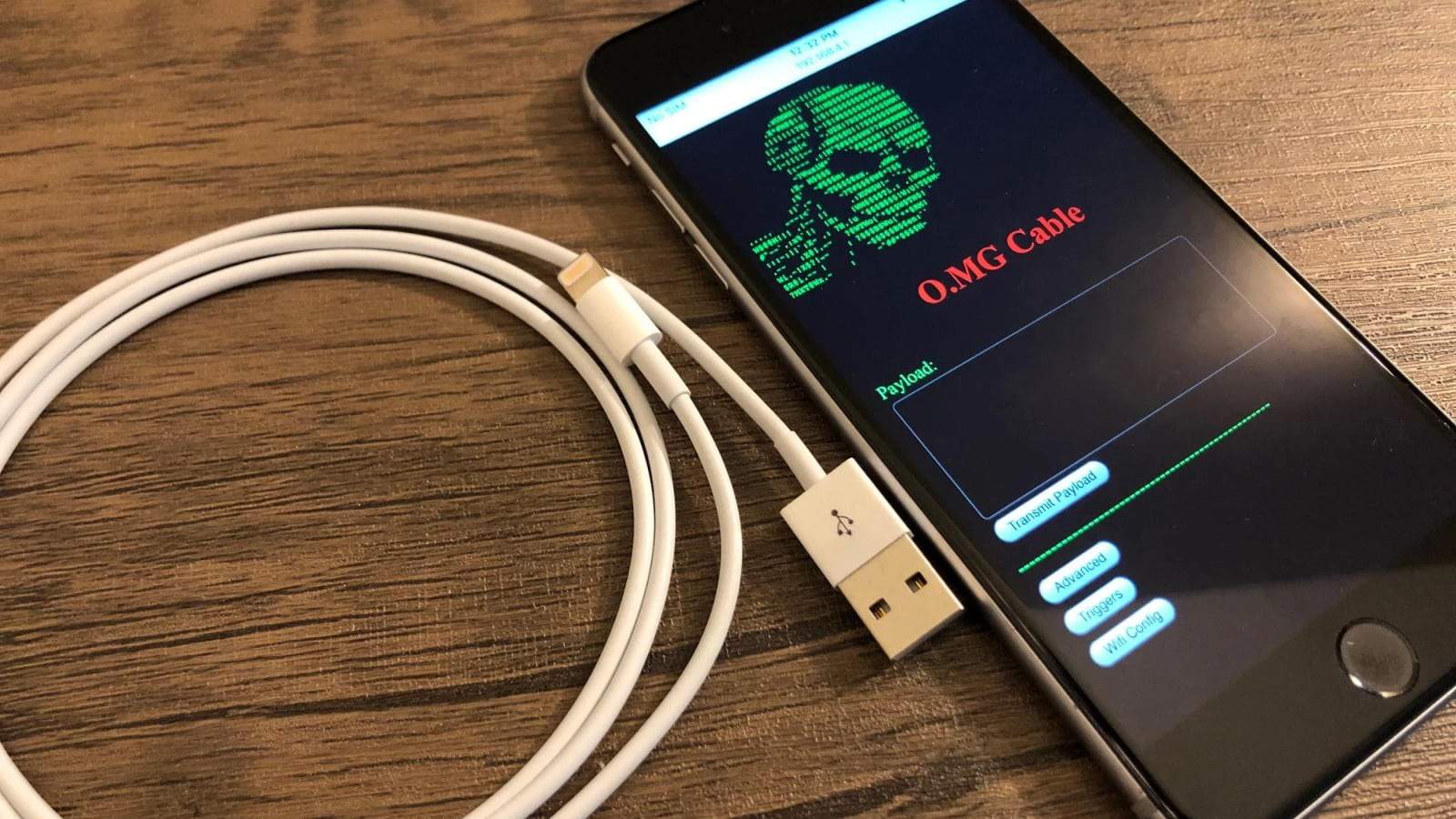 O. Mg hacking iphone lightning cable