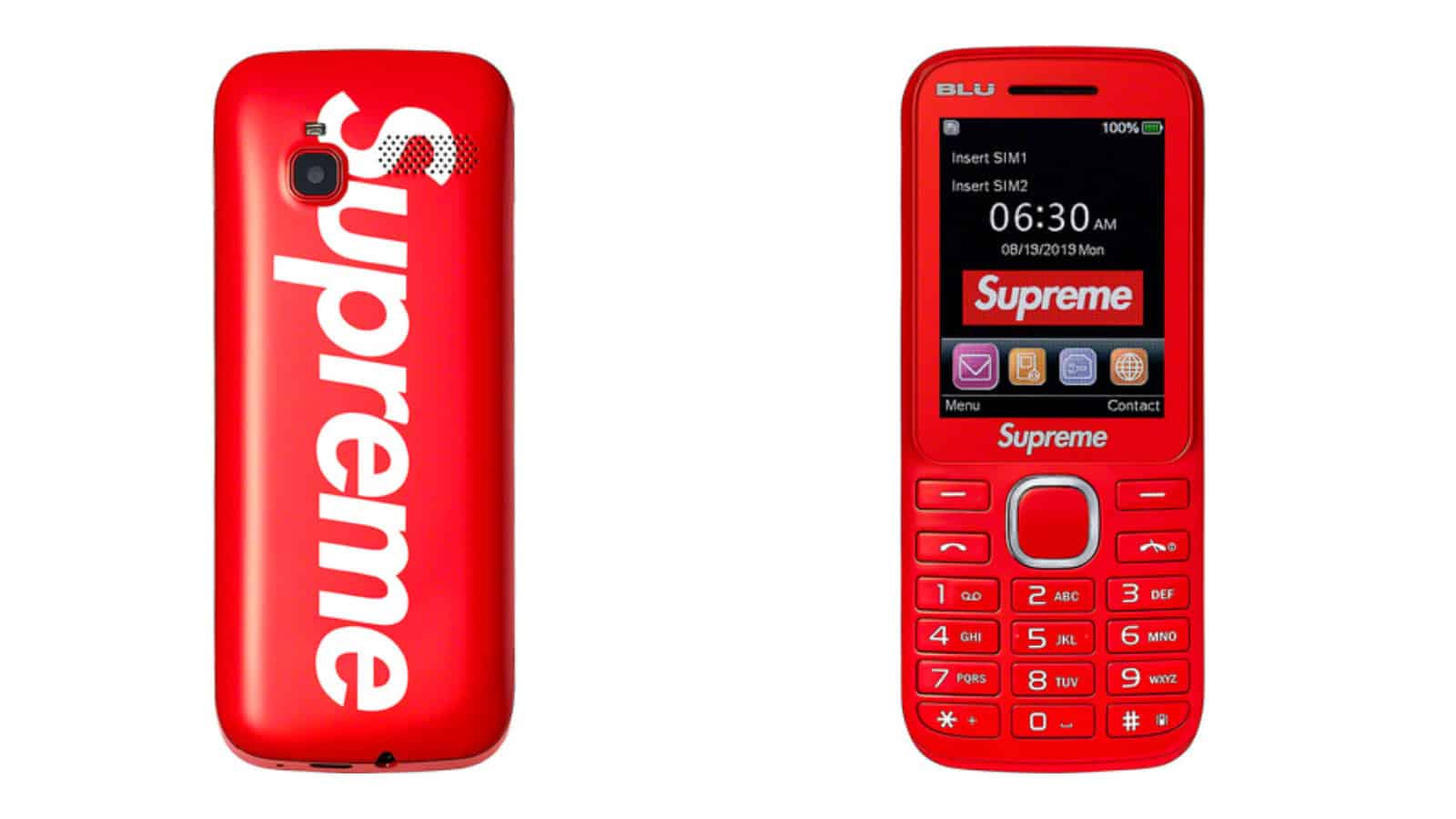 Supreme store burner phone