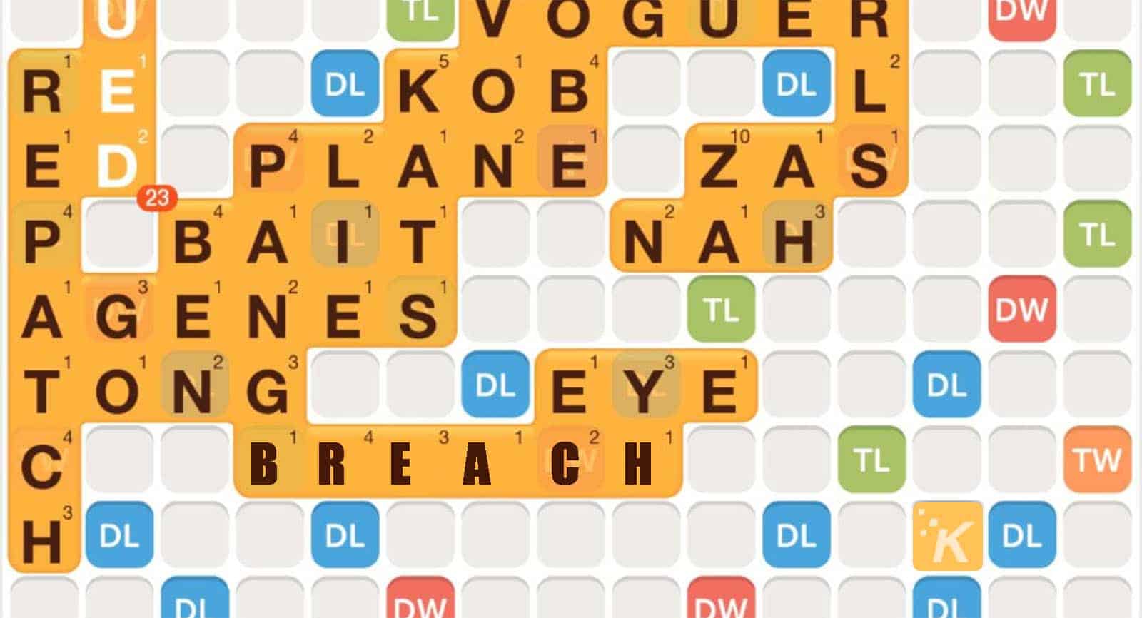 Words with friends from zynga board